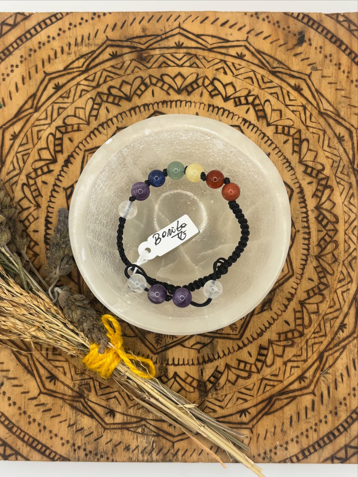 🕉️ Pulsera Chakras con Cuarzo – Energía y equilibrio ✨
