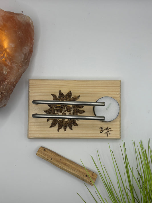 🌞 Quemador Palo Santo – Sol & Luna: Energía que Equilibra ✨