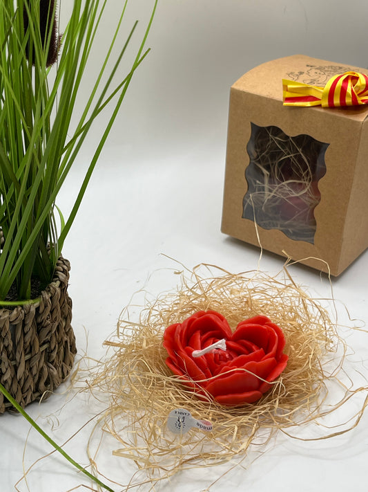 🕯️🌺 Vela Floral – Edición Sant Jordi
