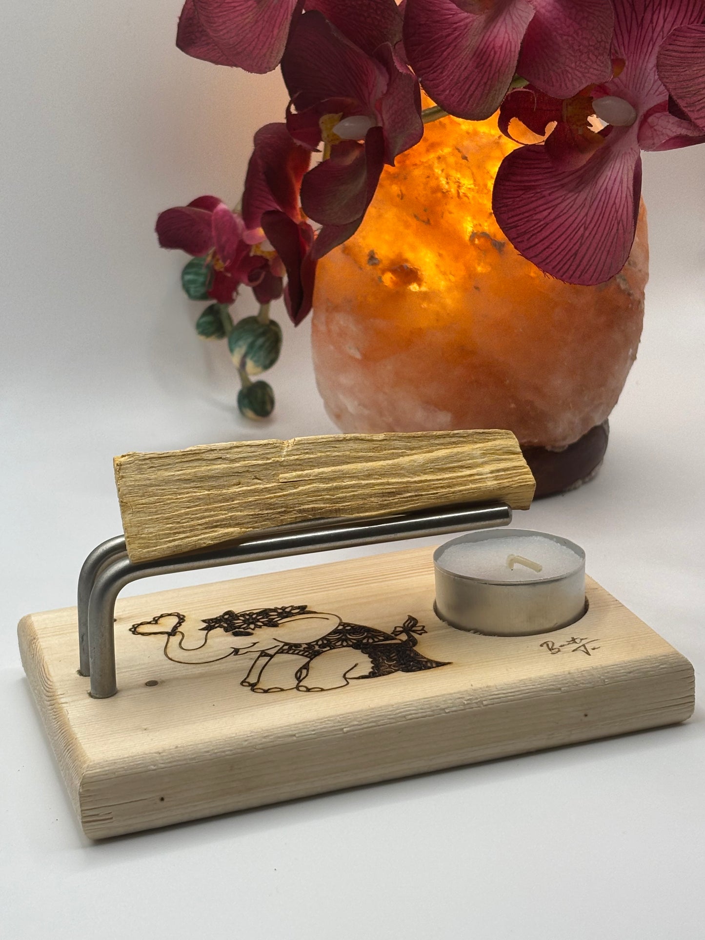 ✨ Quemador Palo Santo – Elefante Risueño 🐘